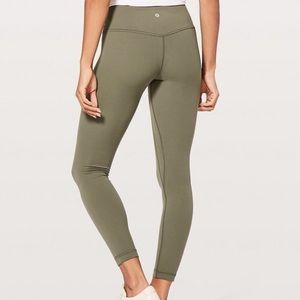 Sage green lululemon align II pants